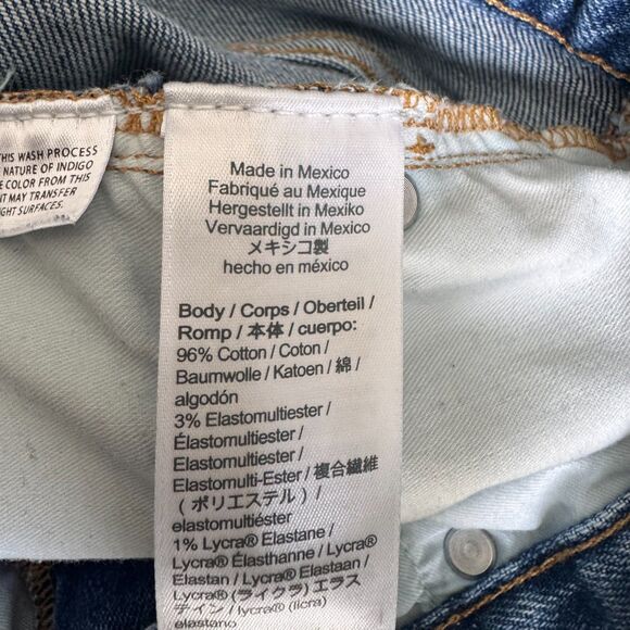 J.Crew Slim Boot Crop Raw Hem Women’s 29 Medium Wash Y2K Raw Hem Streetwear - Picture 11 of 14